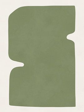 Geometrie in groene kleur 1 van Vitor Costa
