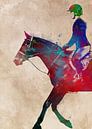 Paardrijder #ruiter #paard #sport (gezien bij vtwonen) van JBJart Justyna Jaszke thumbnail