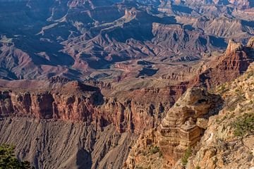 Colorado rivier in de Grand Canyon van Richard van der Woude