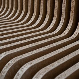 Lijnenspel. Op-art. 2 van Alie Ekkelenkamp