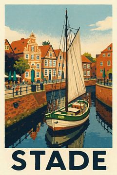 Stade - Old town flair by the water by Sabine Wagner