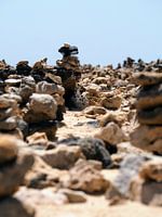 Stone men on Aruba