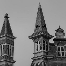 Twee torentjes in Utrecht (centrum) van Henko Reuvekamp