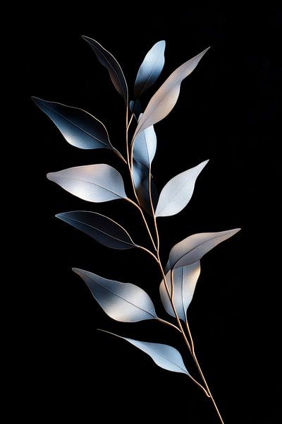 Elegant leaf structure by Poster Art Shop