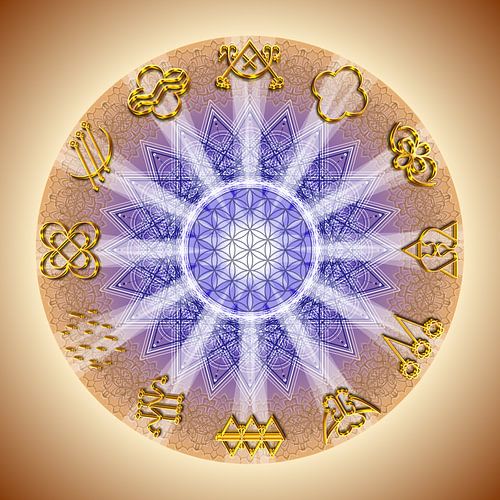 Kristallen Mandala-De 12 Heilige Graal