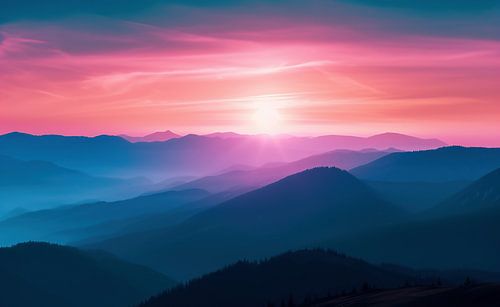 Winterlicher Sonnenaufgang bewundern