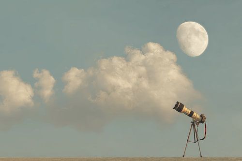 Fotoverrücktheit vor dem Vollmond von LidyStuit