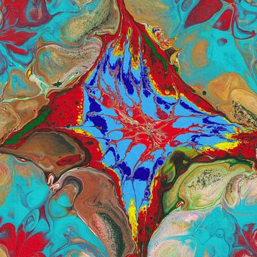 Abstract Acrylic Pouring sur Mario Hoesel