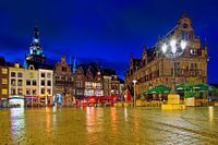 Night photo in the centre of Nijmegen