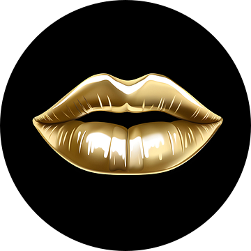 Gouden kus V1 van drdigitaldesign