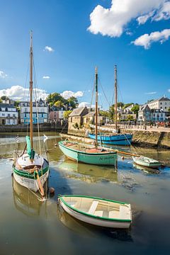The old harbour of Port Saint-Goustan, Auray, Brittany by Christian Müringer