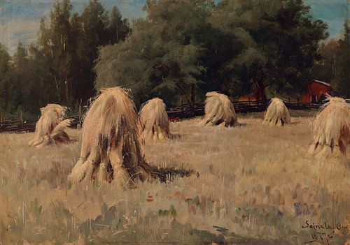 Hjalmar Munsterhjelm, Piles de seigle, 1877