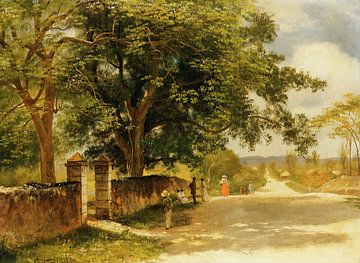 Albert Bierstadt,Rue à Nassau