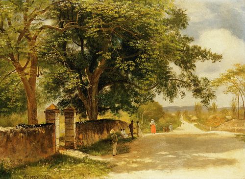 Albert Bierstadt,Straat in Nassau