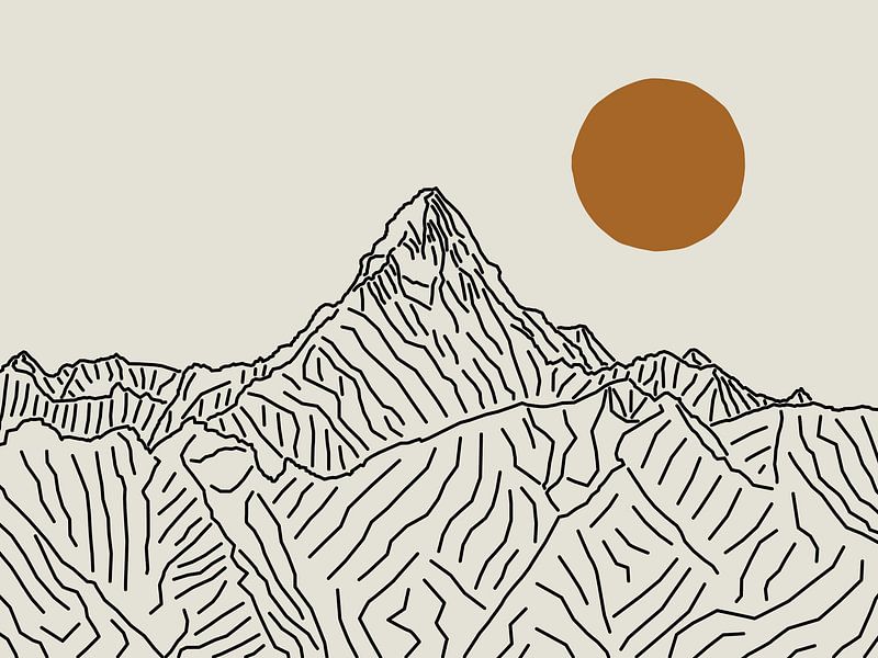 Mount Everest, Himalaya: der höchste Berg der Welt von Daring Dutch Designers