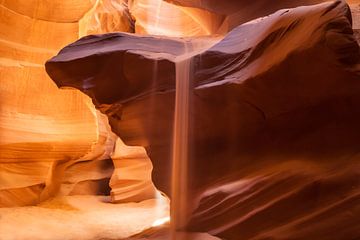 ANTELOPE CANYON Pouring Sand by Melanie Viola