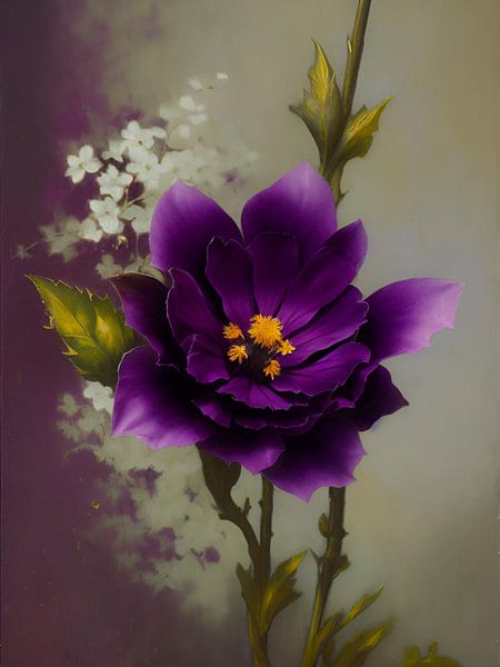 Vintage-Blumen von Nicolette Vermeulen