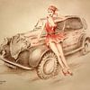 Girls und Oldtimer - Retro von Marita Zacharias