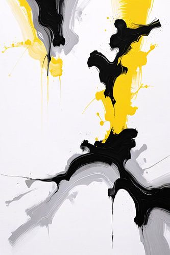 Dynamische Abstractie in Zwart en Geel