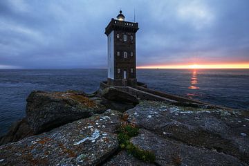 Letztes Licht an der Küste der Bretagne von Daniel Gastager