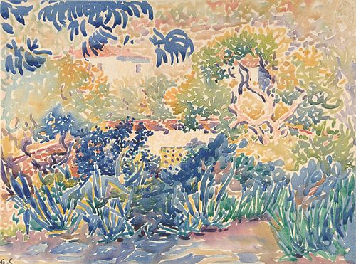 Henri-Edmond Cross - The artist's garden in Saint-Clair (1904-5)