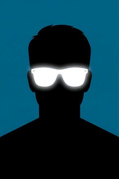 Silhouette Portrait with Sunglasses