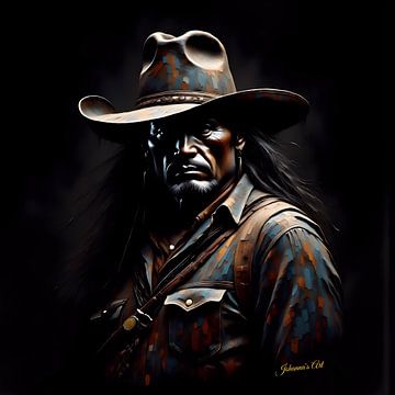 Country & Western - Midnight Wrangler sur Johannas Art Creations