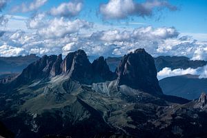 Vue de la Marmolada, Dolomites, Italie