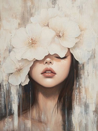 Portrait abstrait moderne