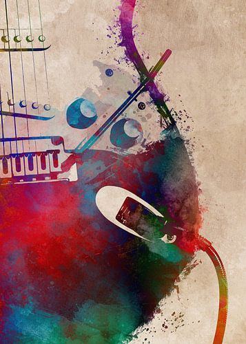 Guitar 1 music art #guitar #music sur JBJart Justyna Jaszke