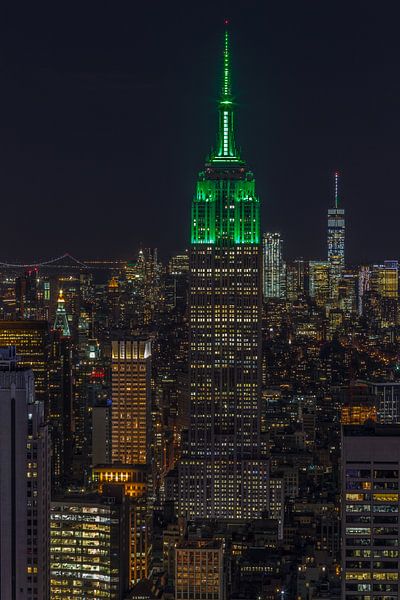 Empire State Building New York van Rene Ladenius Digital Art
