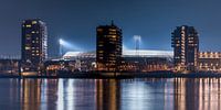 Feyenoord Stadion "De Kuip" 2017 in Rotterdam (formaat 2/1) van MS Fotografie | Marc van der Stelt thumbnail