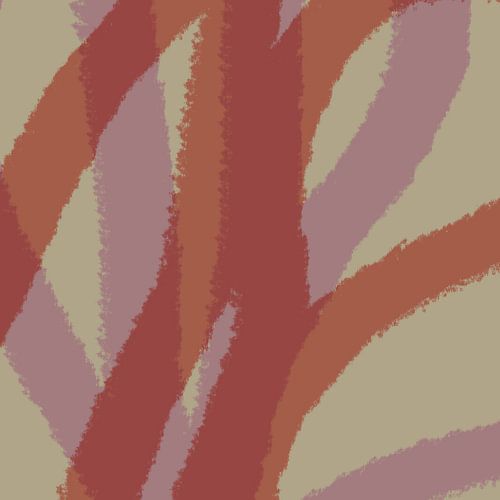 Pop van kleuren. Neonkunst. Abstracte lijnen in terracotta en roze