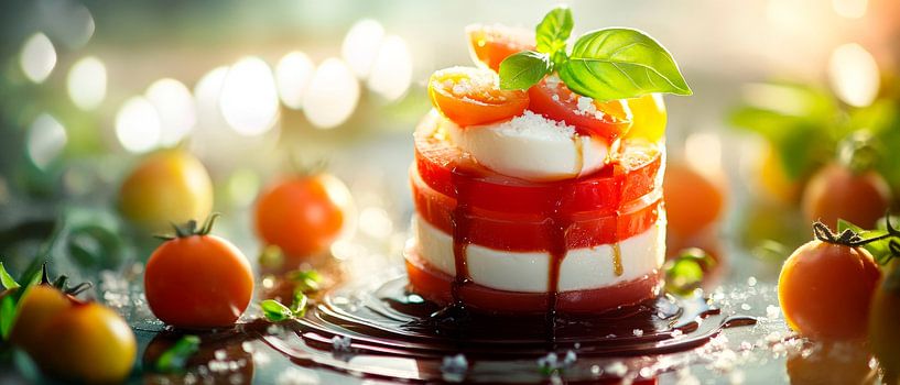 Fruity temptation: dessert pyramid with track by Poster Art Shop
