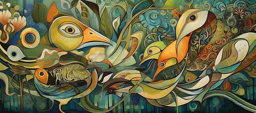 Anmutige Schwingen in Harmonie