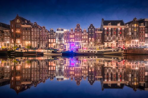 Amsterdam 'Singel' in de avond