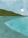 Aquarel landschap 1 van Vitor Costa thumbnail