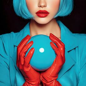 Blaue Haare, egal von PixelMint.