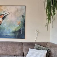 Photo de nos clients: Danse du colibri par Peintures accrocheuses, sur artframe