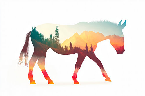 Natuur in het paard