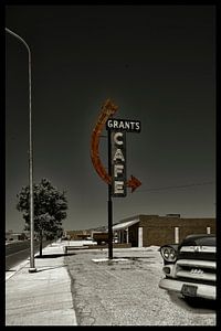 Grants cafe met Chevrolet pickup