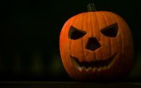 Pumpkin with Halloween face