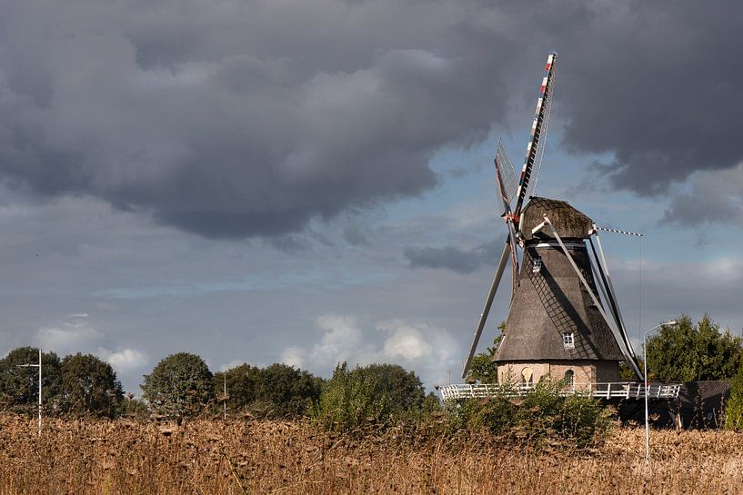 Mühle St. Jan in Oerle-Veldhoven im Abendlicht von Marianne van der Zee