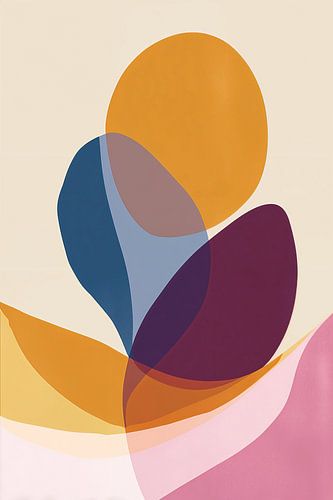 Formes fluides aux couleurs chaudes n°2