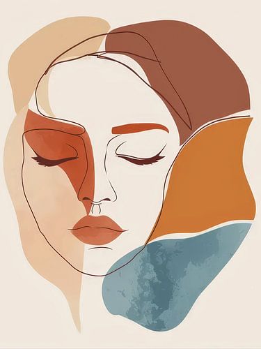 Portrait Of A Woman Style Abstract