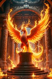 PHOENIX - De Brandende Vuurvogel van de Wedergeboorte van INFERAURUM