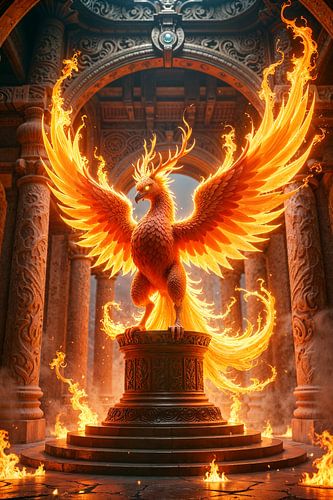 PHOENIX - De Brandende Vuurvogel van de Wedergeboorte