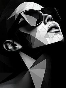 Shadow Lines – Abstract portret mysterieus en grafisch