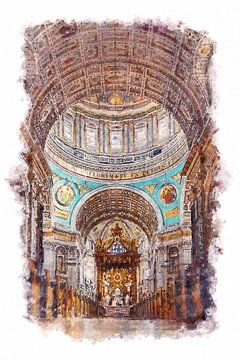Basiliek van Oudenbosch (kunst) van Art by Jeronimo