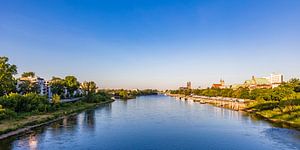 Panorama Magdeburg mit dem Magdeburger Dom von Werner Dieterich